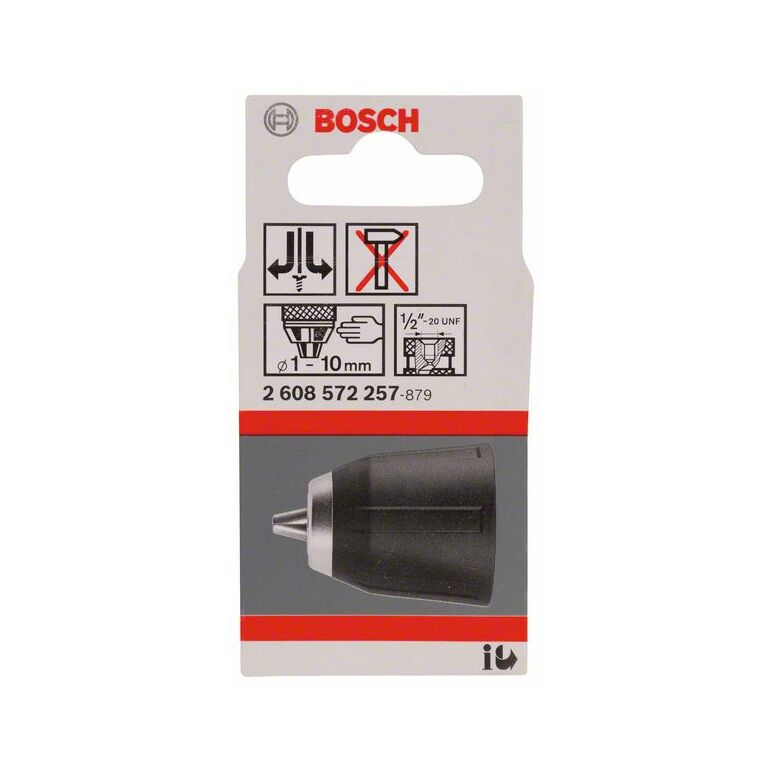 Bosch Schnellspannbohrfutter bis 10 mm, 1 bis 10 mm, für GSR 10.8 V-LI-2 Professional (2 608 572 257), image _ab__is.image_number.default