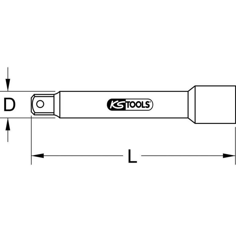 KS Tools Gewindebohrverlängerung, 2,1mm/M1-M2,6, image _ab__is.image_number.default