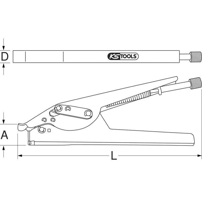 KS Tools Kabelbinder-Pistole, 2,4 - 9,0 mm, image _ab__is.image_number.default