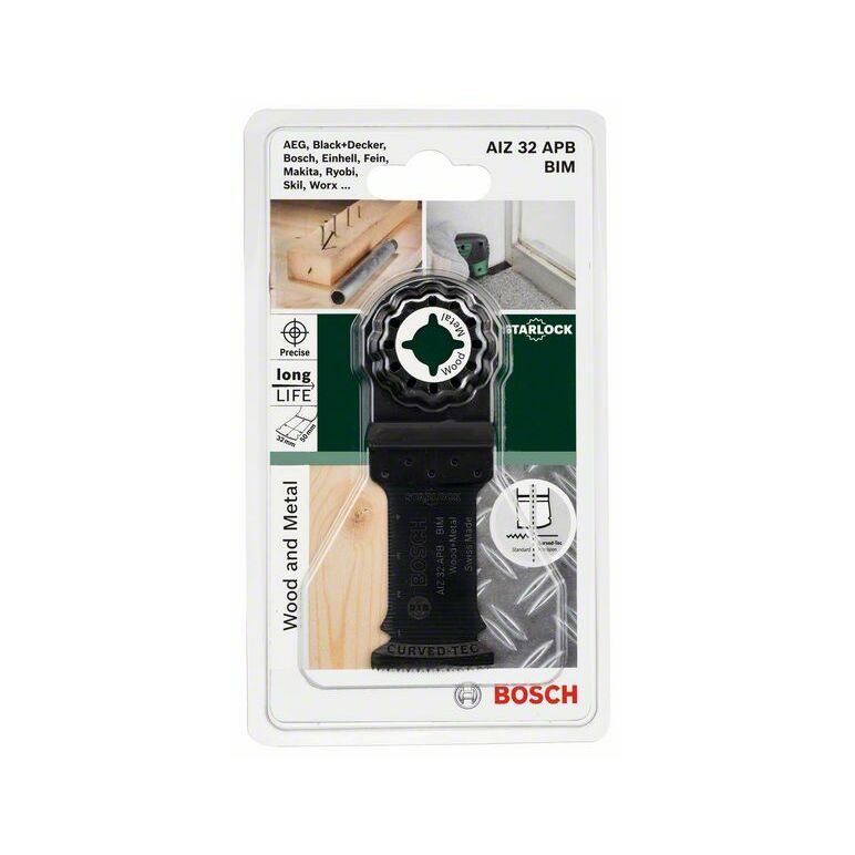 Bosch Tauchsägeblatt AIZ 32 APB Starlock BIM, Wood and Metal, 50 x 32 mm (2 609 256 945), image 