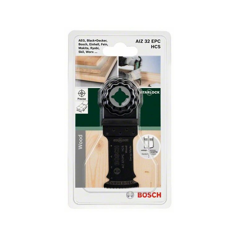 Bosch Starlock HCS Tauchsägeblatt AIZ 32 EPC Wood, 50 x 32 mm (2 609 256 947), image 