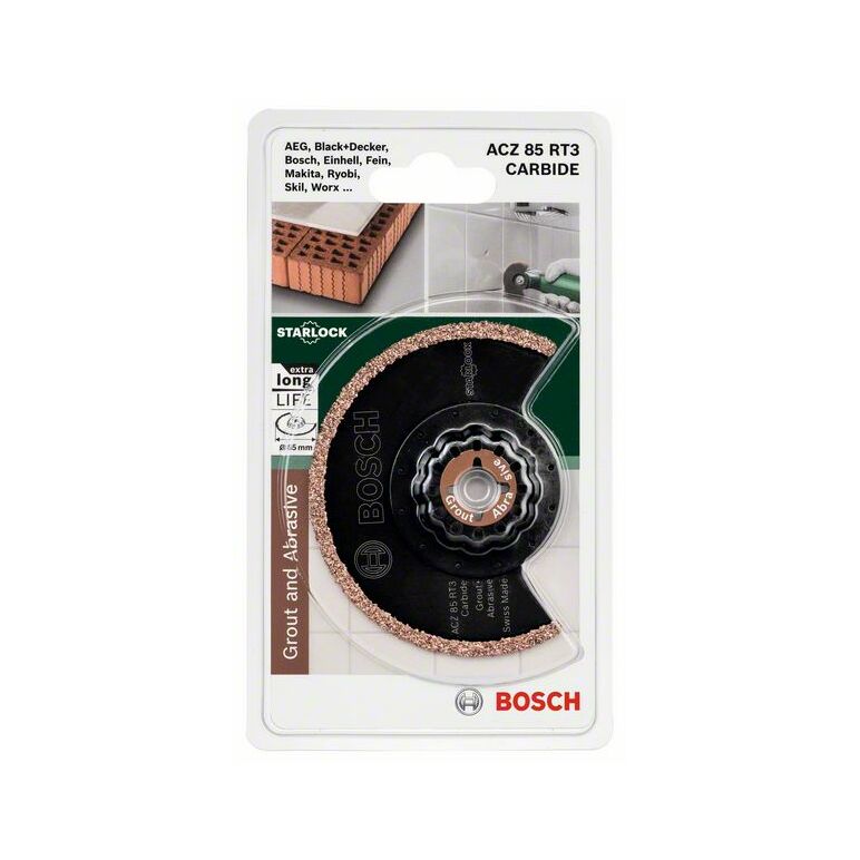 Bosch Starlock Carbide-RIFF Segmentsägeblatt ACZ 85 RT3, 85mm (2 609 256 952), image 