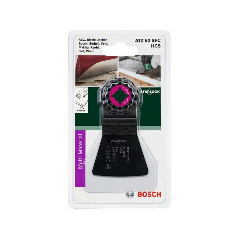Bosch Starlock HCS Schaber ATZ 52 SFC, Flexibel, gekröpft, 52 x 38 mm (2 609 256 955), image _ab__is.image_number.default
