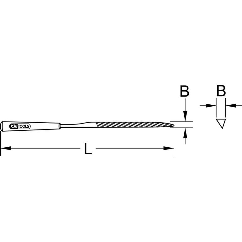 KS Tools Messer-Nadelfeile, 5mm, image _ab__is.image_number.default