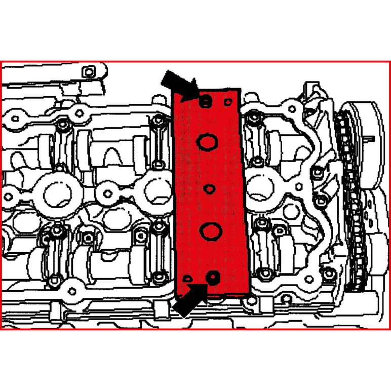 KS Tools Motoreinstell-Werkzeug-Satz für VAG, 6-tlg Audi 2,0 Motoren, image _ab__is.image_number.default