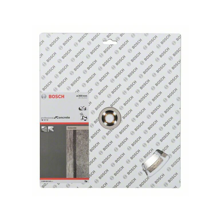 Bosch Diamanttrennscheibe Standard for Concrete, 300 x 20,00/25,40 x 2,8 x 10 mm (2 608 602 543), image 