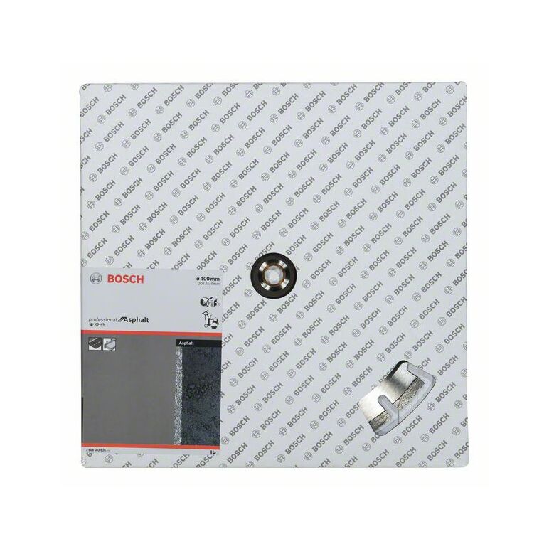 Bosch Diamanttrennscheibe Standard for Asphalt, 400 x 20,00/25,40 x 3,6 x 8 mm (2 608 602 626), image 