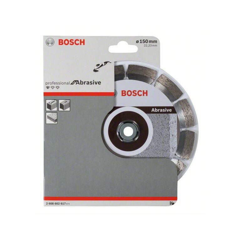 Bosch Diamanttrennscheibe Standard for Abrasive, 150 x 22,23 x 2 x 10 mm (2 608 602 617), image _ab__is.image_number.default