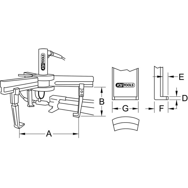 KS Tools Universal-Abzieher 3-armig, 17 t, image _ab__is.image_number.default