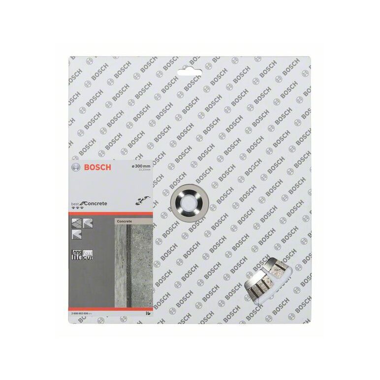 Bosch Diamanttrennscheibe Best for Concrete, 300 x 22,23 x 2,8 x 15 mm (2 608 602 656), image 