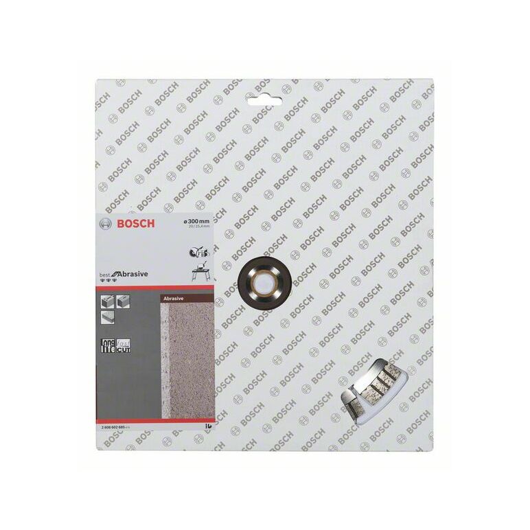 Bosch Diamanttrennscheibe Best for Abrasive, 300 x 20,00/25,40 x 2,8 x 15 mm (2 608 602 685), image _ab__is.image_number.default