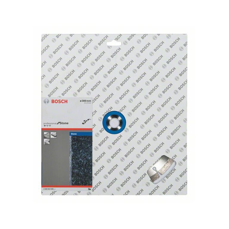Bosch Diamanttrennscheibe Standard for Stone, 300 x 22,23 x 3,1 x 10 mm (2 608 602 698), image 