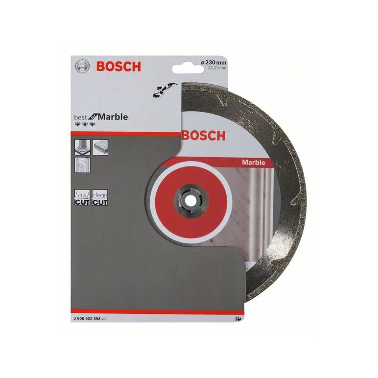 Bosch Diamanttrennscheibe Best for Marble, 230 x 22,23 x 2,2 x 3 mm (2 608 602 693), image _ab__is.image_number.default