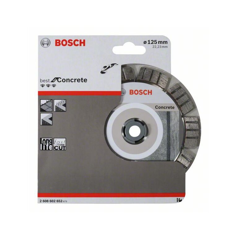 Bosch Diamanttrennscheibe Best for Concrete, 125 x 22,23 x 2,2 x 12 mm (2 608 602 652), image _ab__is.image_number.default