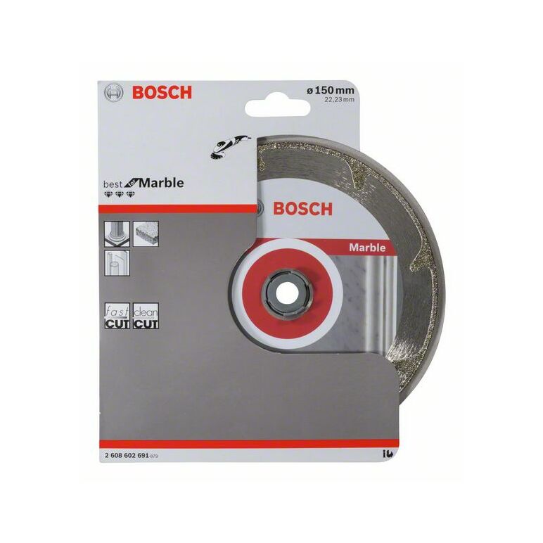Bosch Diamanttrennscheibe Best for Marble, 150 x 22,23 x 2,2 x 3 mm (2 608 602 691), image _ab__is.image_number.default
