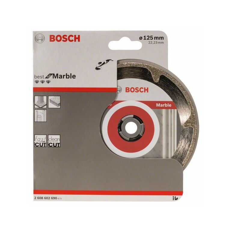 Bosch Diamanttrennscheibe Best for Marble, 125 x 22,23 x 2,2 x 3 mm (2 608 602 690), image 