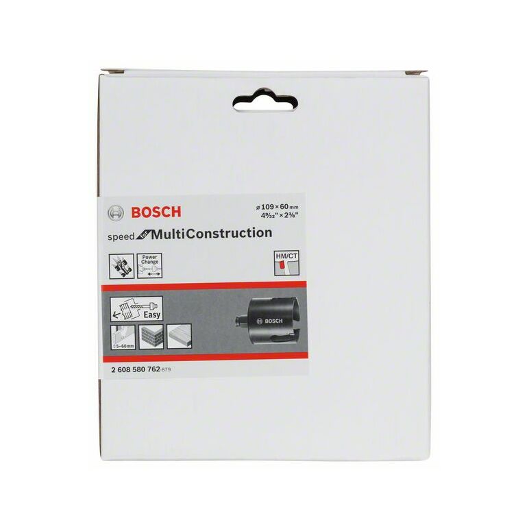 Bosch Lochsäge Speed for Multi Construction, 109 mm, 4 9/32 Zoll (2 608 580 762), image 