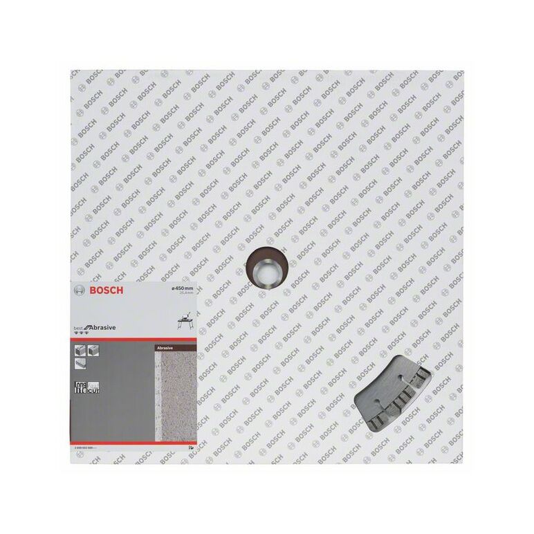 Bosch Diamanttrennscheibe Best for Abrasive, 450 x 25,40 x 3,6 x 12 mm (2 608 602 688), image _ab__is.image_number.default