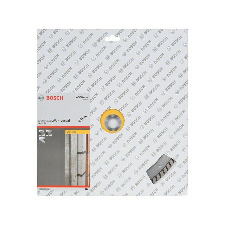 Bosch Diamanttrennscheibe Standard for Universal Turbo, 300 x 22,23 x 3 x 10 mm (2 608 602 696), image 
