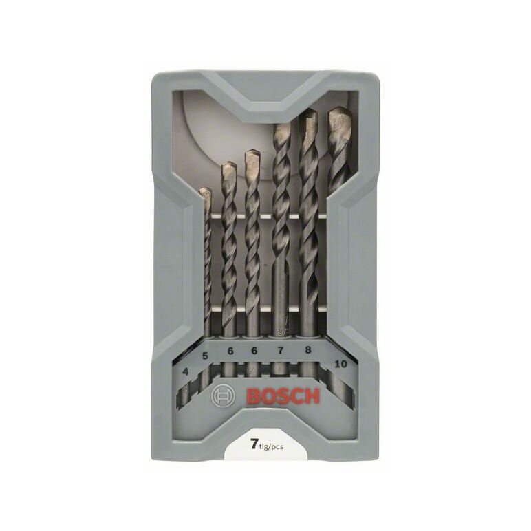 Bosch Betonbohrer CYL-3 Set, Silver Percussion, 7-teilig, 4, 5, 6, 6, 7, 8, 10 mm (2 607 017 082), image 