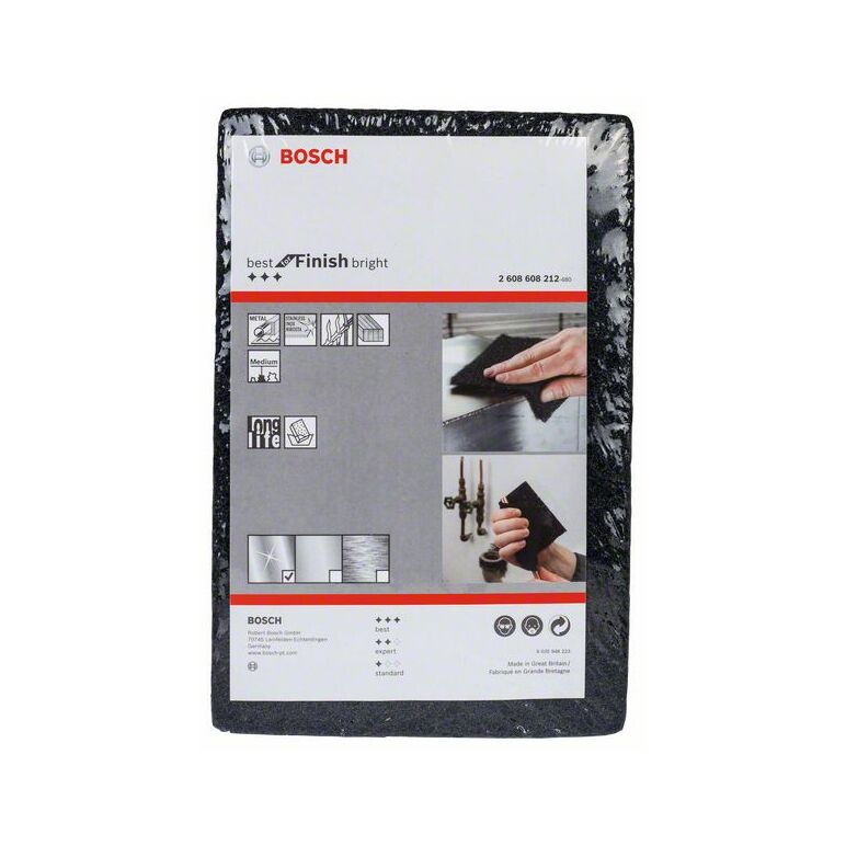 Bosch Vliesrolle Best for Finish Bright, 152 x 229 mm, mittel S (2 608 608 212), image _ab__is.image_number.default