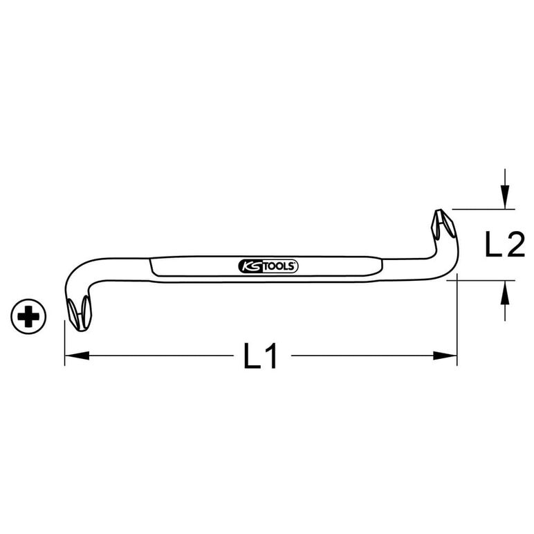 KS Tools Winkelschraubendreher PH3-PH4, image _ab__is.image_number.default