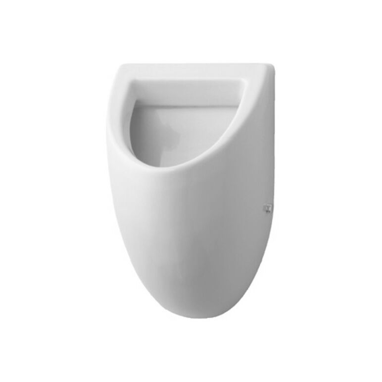 Duravit Urinal FIZZ 305 x 285 mm, Zulauf von hinten, ohne Fliege weiß, image 