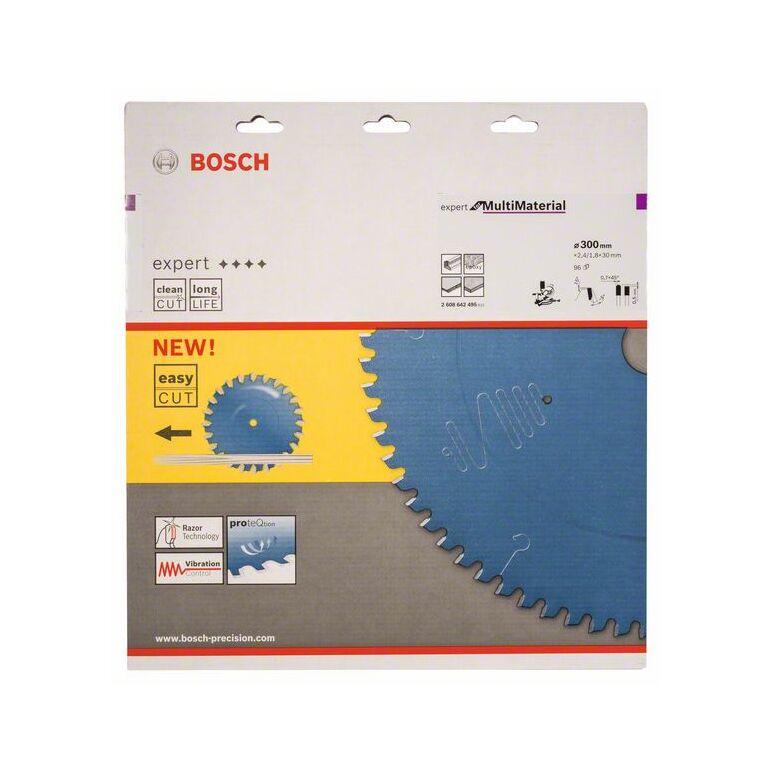 Bosch Kreissägeblatt Expert for Multi Material, 300 x 30 x 2,4 mm, 96 (2 608 642 495), image 