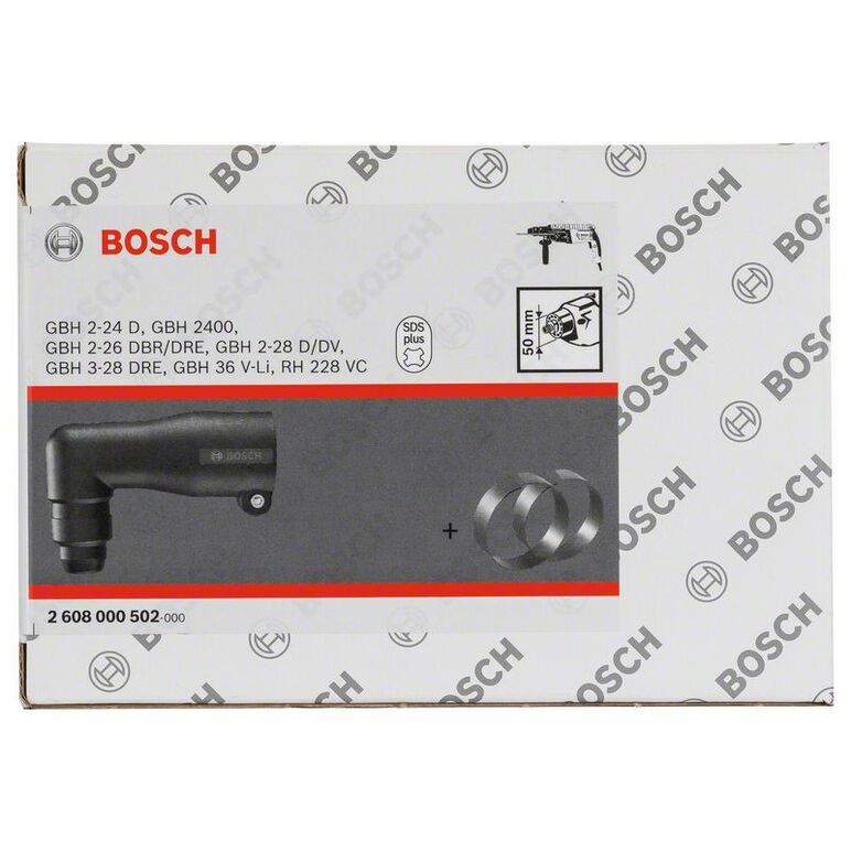 Bosch Winkelbohrkopf für leichte Bohrhämmer mit SDS plus Werkzeughalter, 50 mm (2 608 000 502), image _ab__is.image_number.default