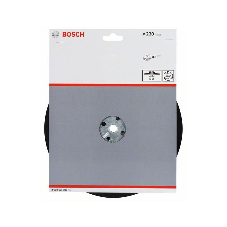 Bosch Stützteller Standard, M14, 230 mm, 6 650 U/min (2 608 601 210), image _ab__is.image_number.default