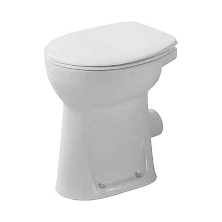 Duravit Stand-WC SUDAN DURAPLUS flach 360 x 465 mm, Abgang waagrecht weiß, image 