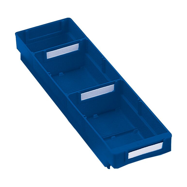 Kappes Regalkasten Mod. 410 blau 400 x 120 x 65 mm für 4 Trennplatten, image 