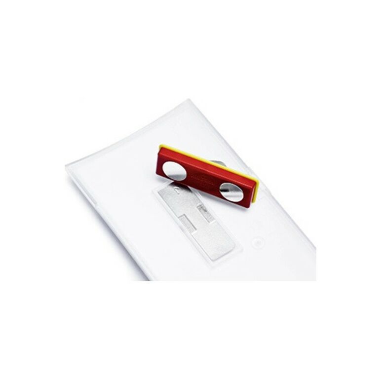 DURABLE Namenschild Click Fold 821219 75x40mm tr 10 St./Pack, image 