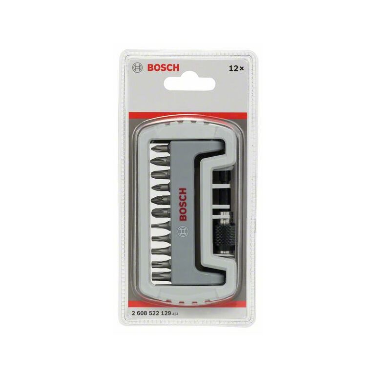 Bosch Schrauberbit-Set Extra-Hart, 11-teilig, PH, PZ, T, 25 mm, Bithalter (2 608 522 129), image 