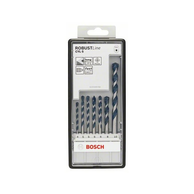Bosch Betonbohrer-Robust-Line-Set CYL-5, Blue Granite, 7-teilig, 4 - 10 mm (2 608 588 167), image 