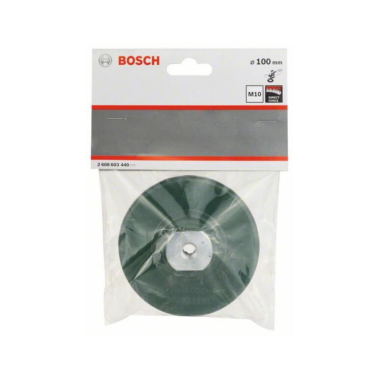 Bosch Diamantpolierscheiben-Halter M10, 100 mm, 6 mm (2 608 603 440), image 