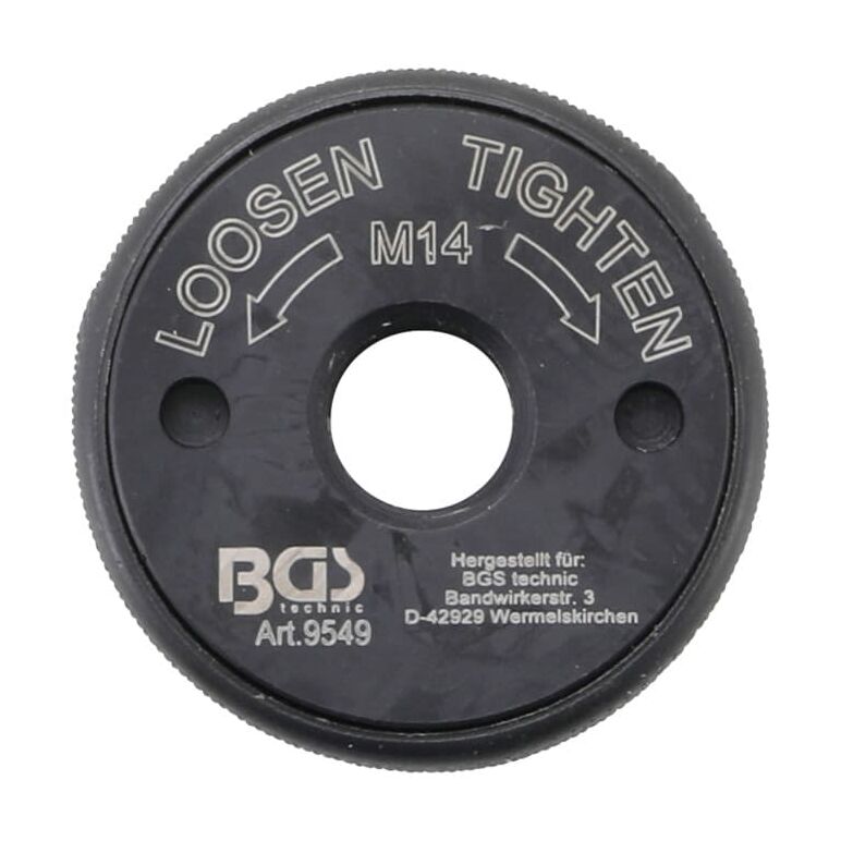 BGS Schnellspannmutter M14 für Winkelschleifer, image 