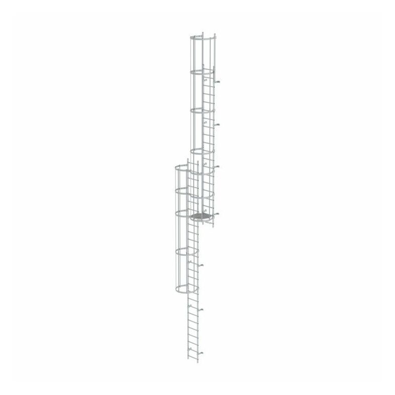 Günzburger Mehrzügige Steigleitern Steighöhe 15,96m, image 