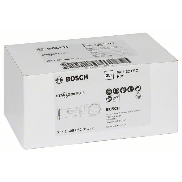 Bosch HCS Tauchsägeblatt PAIZ 32 EPC Wood, 60 x 32 mm (2 608 662 311), image _ab__is.image_number.default