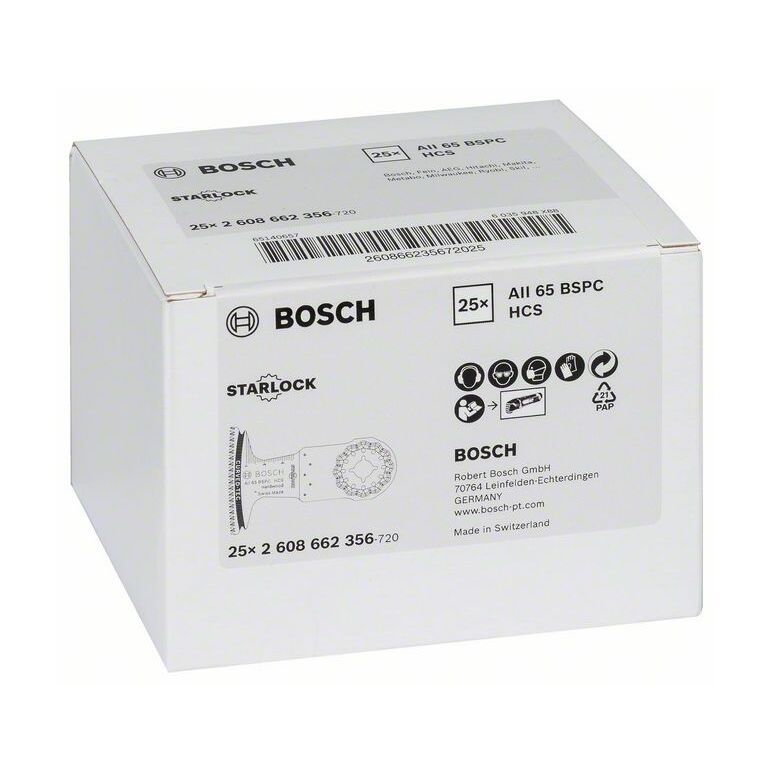 Bosch HCS Tauchsägeblatt AII 65 BSPC Hard Wood, 40 x 65 mm (2 608 662 356), image _ab__is.image_number.default