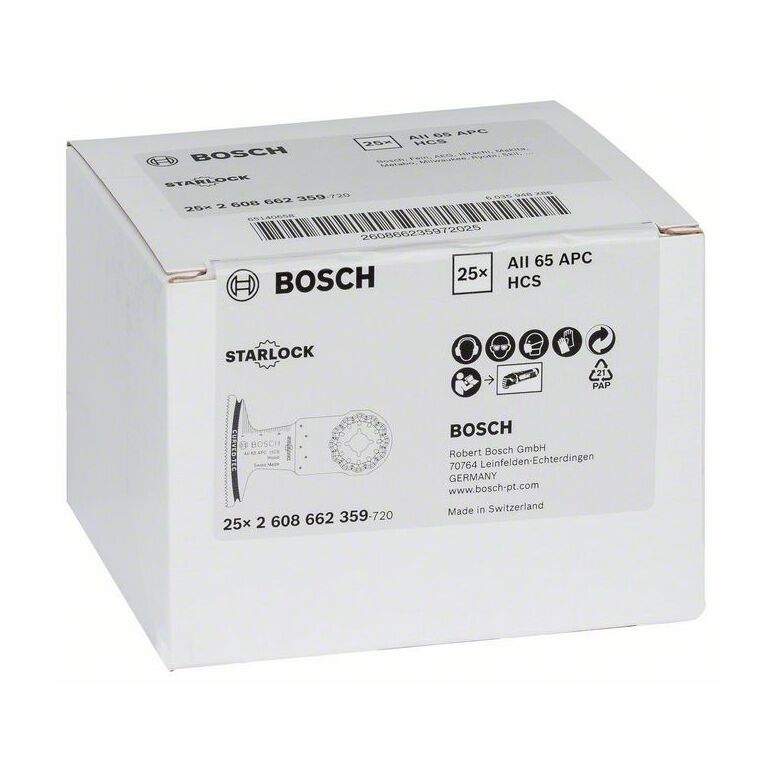 Bosch HCS Tauchsägeblatt AII 65 APC Wood, 40 x 65 mm (2 608 662 359), image _ab__is.image_number.default