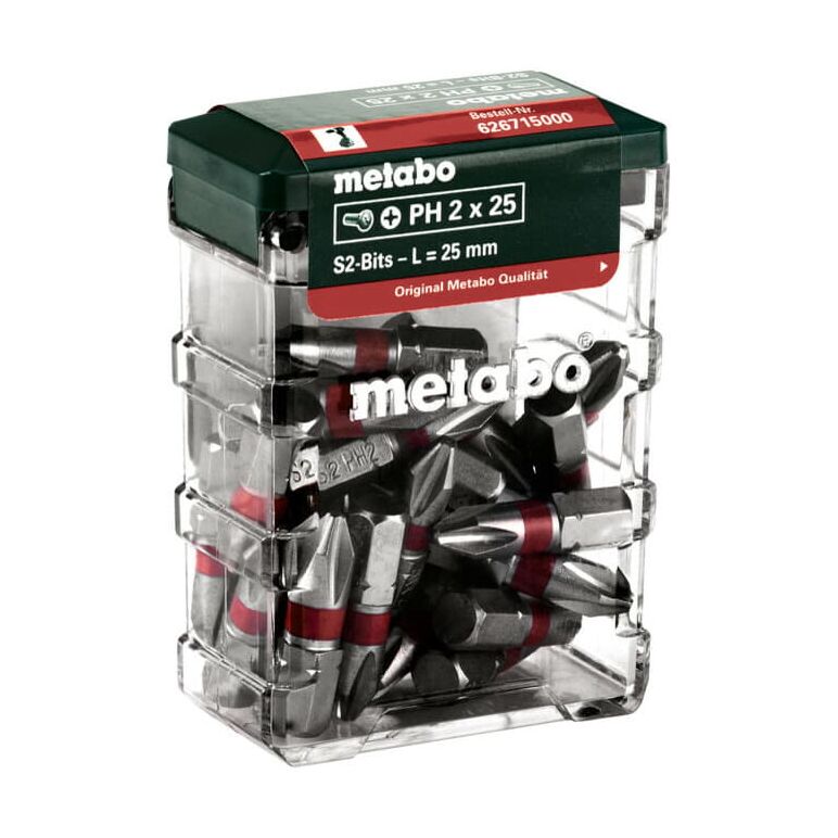 Metabo Bit-Box PH2, SP, 25-teilig, image 
