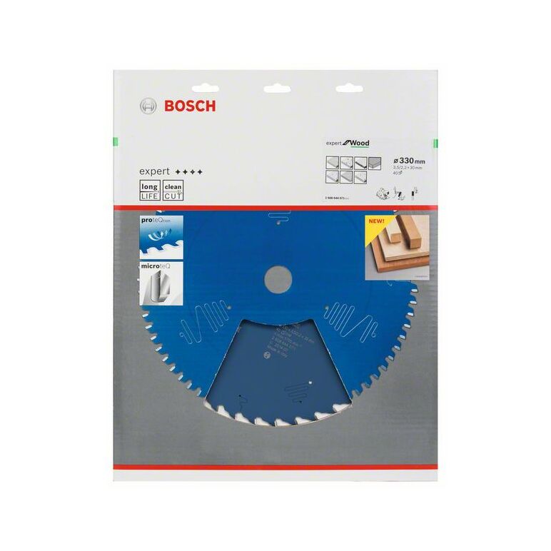 Bosch Kreissägeblatt Expert for Wood, 330 x 30 x 3,5 mm, 40 (2 608 644 071), image 