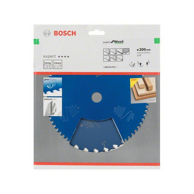 Bosch Kreissägeblatt Expert for Wood, 200 x 30 x 2,8 mm, 30 (2 608 644 052), image 