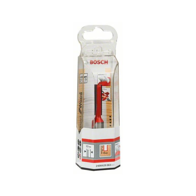 Bosch Nutfräser Expert for Wood, 12 mm, D1 8 mm, L 31,8 mm, G 76 mm (2 608 629 363), image 