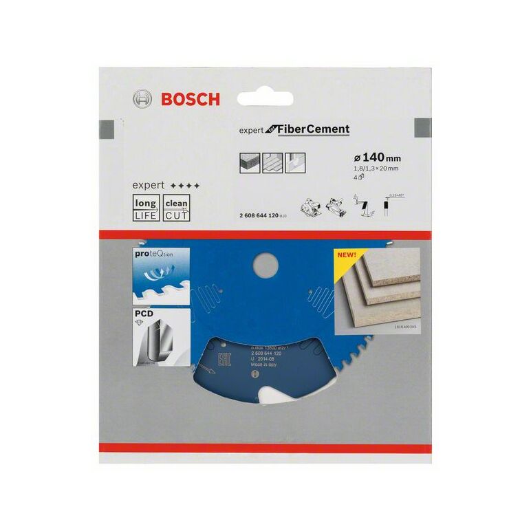 Bosch Kreissägeblatt Expert for Fibre Cement, 140 x 20 x 1,8 mm, 4 (2 608 644 120), image 