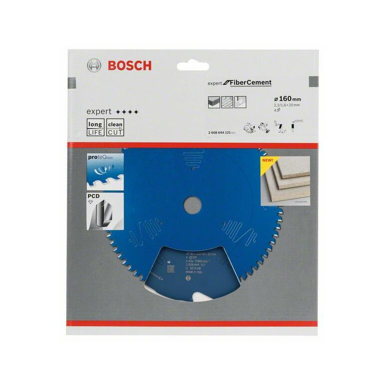 Bosch Kreissägeblatt Expert for Fibre Cement, 160 x 20 x 2,2 mm, 4 (2 608 644 121), image _ab__is.image_number.default