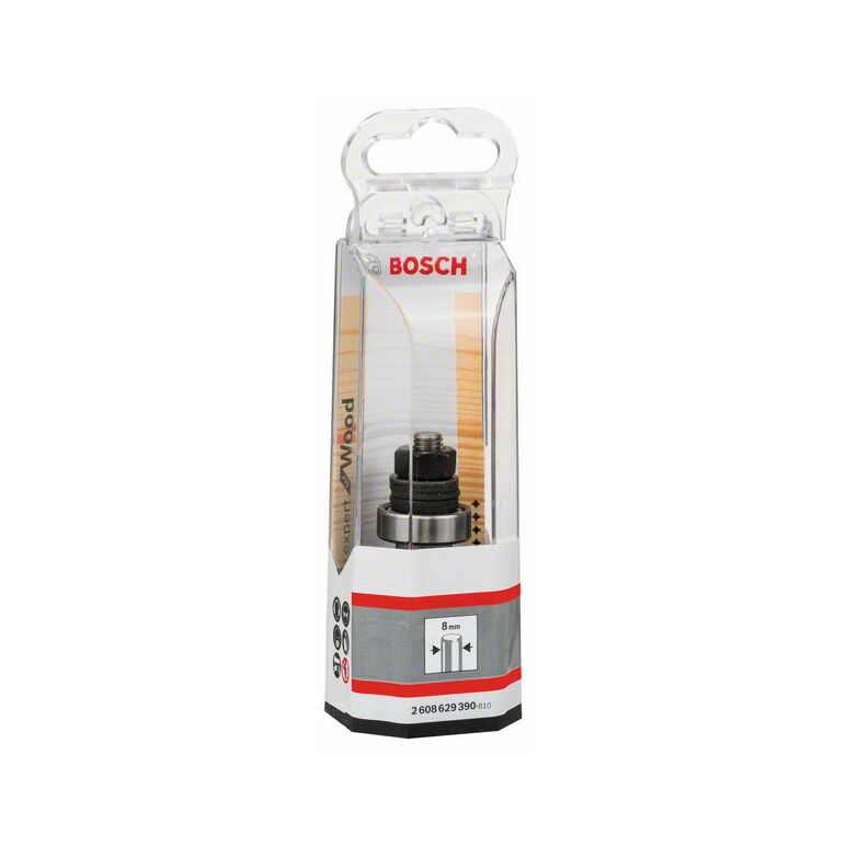 Bosch Schaft für Scheibennutfräser mit Anlaufkugellager, 8 mm, D 22 mm, G 60,3 mm (2 608 629 390), image _ab__is.image_number.default
