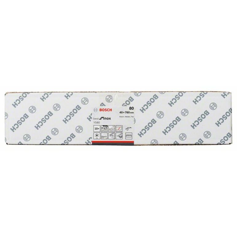 Bosch Schleifband Y580 Best for Inox, 40 x 760 mm, 80 (2 608 608 Z43), image _ab__is.image_number.default