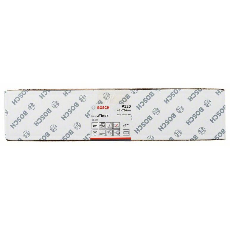Bosch Schleifband Y580 Best for Inox, 40 x 760 mm, 120 (2 608 608 Z44), image _ab__is.image_number.default